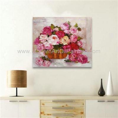 China Impressionism Modern Floral Oil Painting On Canvas Hand Painted for sale
