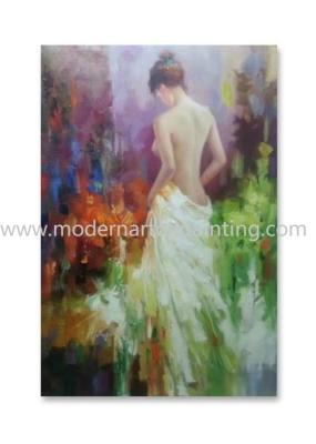 China Hand Painted Modern Canvas Woman Oil Painting For Interior Decoration 24