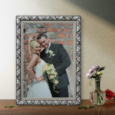 China Custom People Dress Wedding Portrait Paintings For Holiday Gif for sale