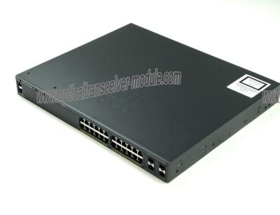 China 24 Port Fiber Optic Switch , Ethernet Switch SFP Cisco WS-C2960X-24PS-L for sale
