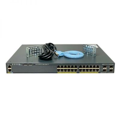 China Interruptor unmanaged del catalizador 2960-X 24 GigE PoE 370W de Cisco del interruptor del catalizador 2960-X de WS-C2960X-24PS-L en venta