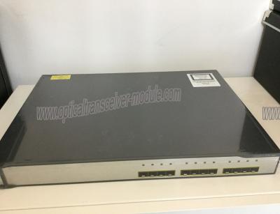 China CISCO Switch WS-C3750G-12S-E 12 Port Fiber Optic Switch High Efficiency 1000Mbps / 1Gbps for sale