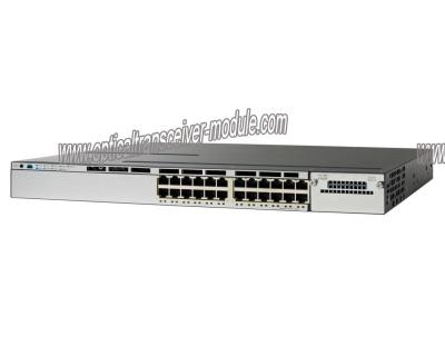 China Cisco Network Switch WS-C3750X-24P-S 1000Mbps / 1Gbps Energy Saving for sale
