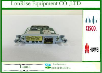 China Cisco HWIC-1GE-SFP-CU 1 Port Dual Cisco Network Modules SFP Or RJ45 CiscoCard for sale