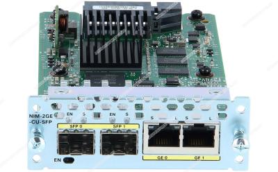 Chine Modules 10/100/1000 de routeur de Cisco d'Ethernet de SM-2GE-SFP-CU Mbps pour le réseau d'affaires à vendre