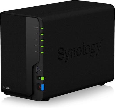 China Synology DiskStation DS220+ NAS Server for Business with Celeron CPU, 6GB Memory, 8TB HDD Storage, DSM Operating System for sale