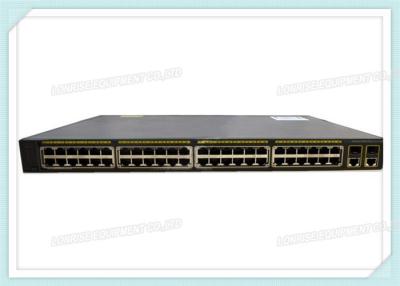China Cisco Switch Ws-C2960+48pst-L Catalyst 2960-Plus Fiber Optic Network Switch 48 10 / 100 Poe Lan Base 16 Gbps for sale