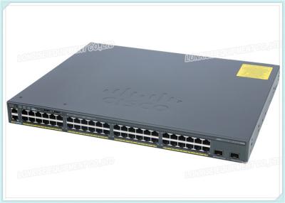 China WS-C2960X-48FPS-L Cisco Internet-Schalter 48 trägt Poe+-Gestell besteigbares 1U zu verkaufen