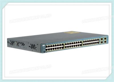 China 10 / 100 / 1000T Cisco Fiber Optic Switch 4 SFP Ports WS-C3560G-48TS-S for sale