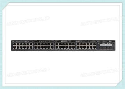 China IOS da base do IP do ponto de entrada WS-C3650-48PD-S do porto do interruptor 8 da fibra ótica de Cisco da camada 3 controlado à venda