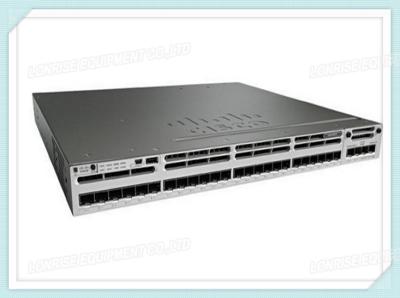 China Servicios del IP de GE SFP del puerto del interruptor de red del gigabit de Cisco WS-C3850-24S-E Catalyst3850 24 en venta