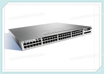 China Servicio del IP De los puertos Ethernet del interruptor 48 * 10/100/1000 del catalizador de WS-C3850-48T-E Cisco manejado en venta