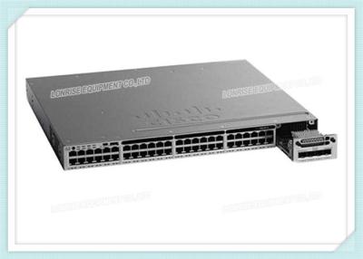 China Cisco comuta o interruptor empilhável controlado base 48 da camada do IP das licenças do ponto de acesso de WS-C3850-48PW-S 5 * 10/100/1000Port à venda