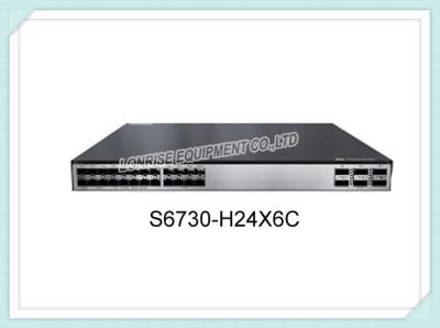 Chine Le commutateur de réseau de S6730-H24X6C Huawei 24x10G SFP+ met en communication des ports de 6*40GE/100GE QSFP28 à vendre