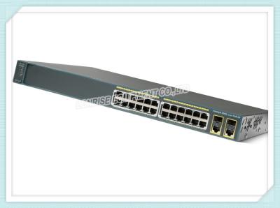China O interruptor de rede WS-C2960-24PC-L de Cisco 24 move netwoking controlado da cremalheira interruptor montável à venda