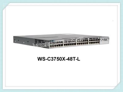 China Cisco Ethernet Cable Switch WS-C3750X-48T-L Data Network Switch For Small Business for sale
