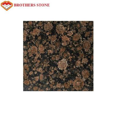 China Brown Color Flamed Granite Stone Slab Good Compressive Strength for sale