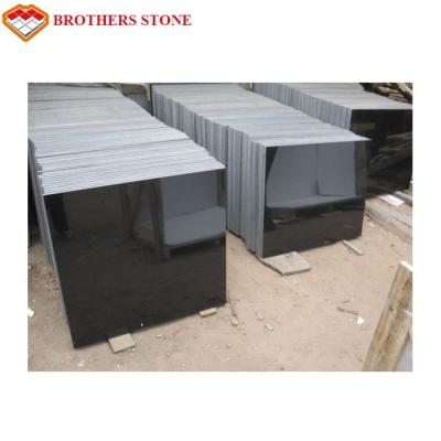 China High Hardness Flamed Granite Stone Mongolia Black Granite For Slab Floor Tile for sale