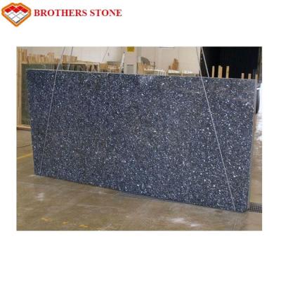 China Custom Size Polished Granite Stone , Norwegian Blue Pearl Granite Slabs Tiles for sale