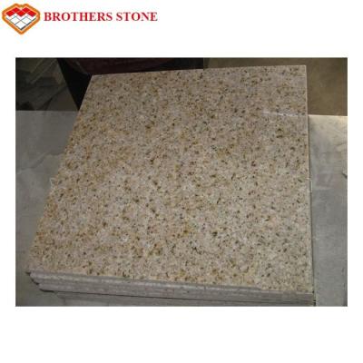 China G682 Rusty Yellow Stone Misty Yellow Granite Floor Tile for Pavement for sale