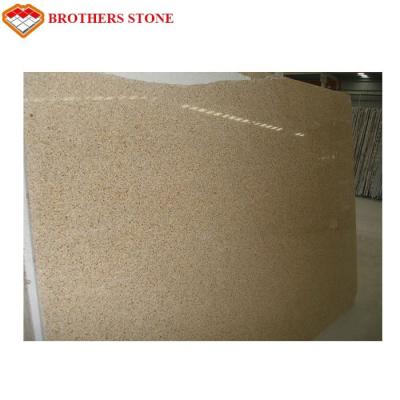 China G682 granite Kitchen Countertops , Cut To Size Rusty Yellow granite Countertops for sale