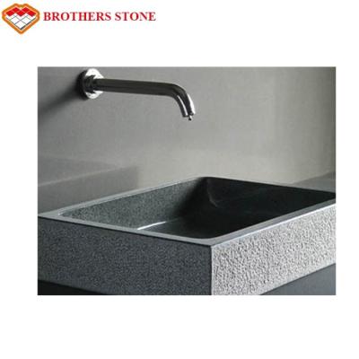 China Residential Construction Flamed Granite Stone , G654 Granite Bathroom Sink & Basins for sale