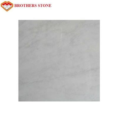 China Big White Marble Stone With Rose Aurora Veins , Outdoor Floor Marble Garden Tiles for sale