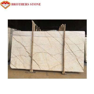 China Sofitel gold marble with low price cream beige marble tile for sale