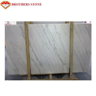China Custom Size White Marble Stone Flooring With 11.5Mpa Bending Resistance for sale