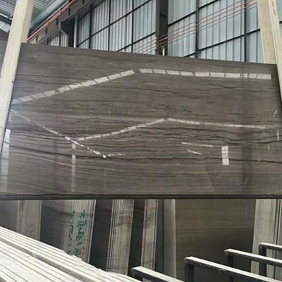 China Wholesale high quality polished wood grain marble tile for sale