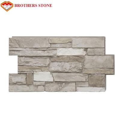 China Rectangle Nature Cultured Stone Panel Wall Stone Veneer / Ledge Stone Veneer for sale
