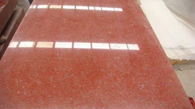 中国 赤い色の荒い花こう岩の台所カウンタートップの床タイル50x50の平板2.73 g/cm3 販売のため