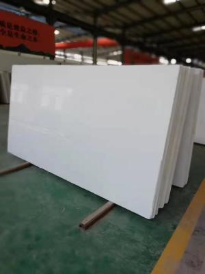China Nano Artificial Quartz Stone Crystal Extra White / Quartz Slab Porcelain Tile 60x60 for sale