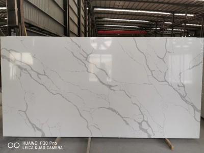 China Gray Vein Calacatta Gold Quartz That Looks Like White Artificial Marble China factory for sale