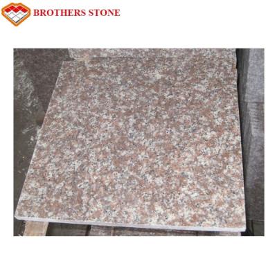 China Custom Peach Flower Red G687 Granite Tiles For Bathroom Floor for sale