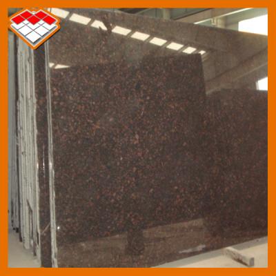Chine MPA 14,5 Tan Brown Granite Stone Tiles naturelle pour des étapes à vendre