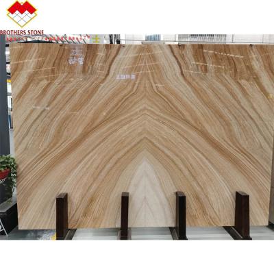 China Bookmatch Mulge Earl Royal Wood Grain Marble Stone Slab for sale