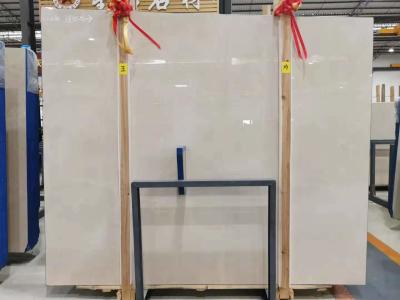 China 16mm Thickness Beige Marble Flooring Tile Crema Marfil Nizwz K3 Baiyulan for sale