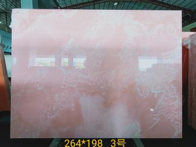 중국 외벽 2700upx1800upx20mm을 위한 기하학적 제이드 오닉스 슬라브 판매용