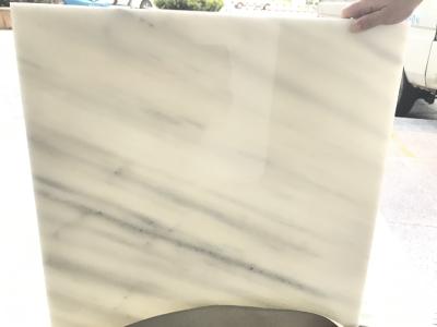 China Grey Veins Marble Backlit Pure White Jade Onyx Stone for sale
