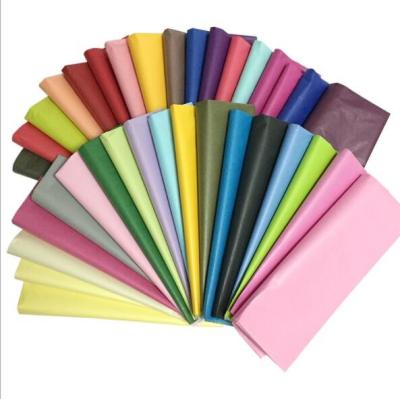 China Flexible Decorative Tissue Paper Moistureproof Breathable Thin Colorful Wrapping Paper for sale