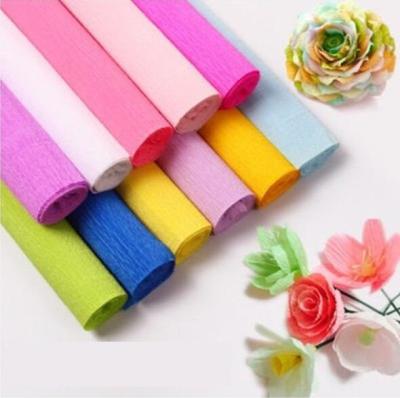 China 50x250cm Wrapping Crepe Paper Environmental Friendly For DIY Origami Flowers for sale