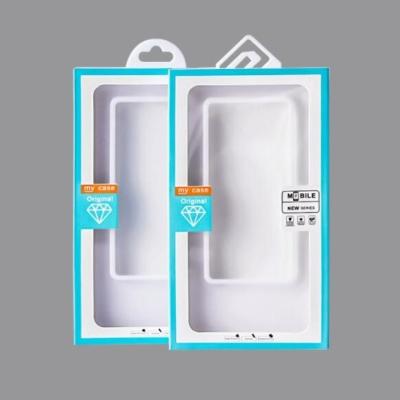 China ODM Phone Case Packaging Box Plastic Inner Support With Window Hook for sale