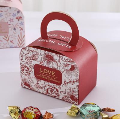 China Hand - Held Creative Party Gift Packaging Box For Wedding Candy Baking Food Pastry for sale