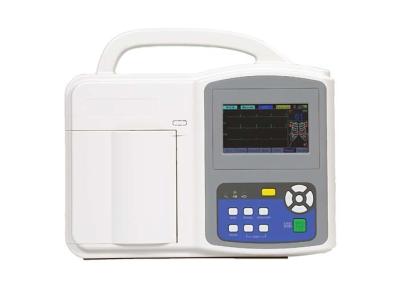 China Portable Compact 3.5 Inch LCD ECG EKG Machine 310mmx260mmx85mm for sale