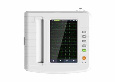 China 90V To 240V 12 Leads Touch Panel ECG EKG Machine For Medical Office for sale