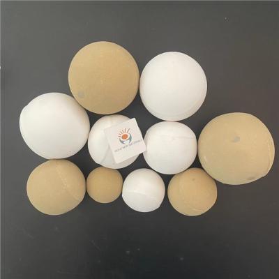 China Wear Resistant High Alumina Ceramic Milling Balls 60% 92% 95% 99% for sale