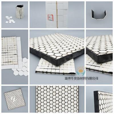 China 95% Ceramic Wear Plate Wear Resistant Panel Used In Ceramic Producing Refractories for sale