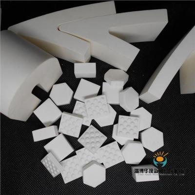 China Abrasion Resistant Alumina Ceramic Mosaic Plate Ceramic Lining Sheet 10x10x3mm for sale
