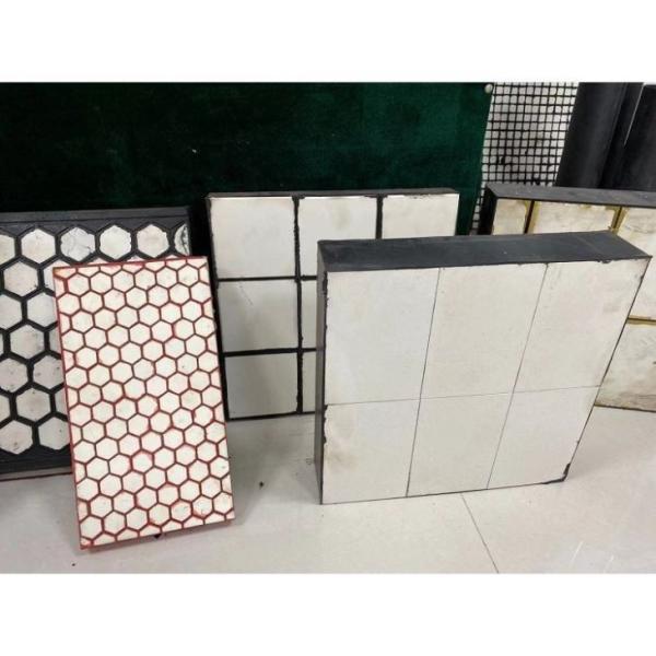 Quality Ceramic Tile Wear Liners Board 425x425mm 500x500mm 600x600mm for sale